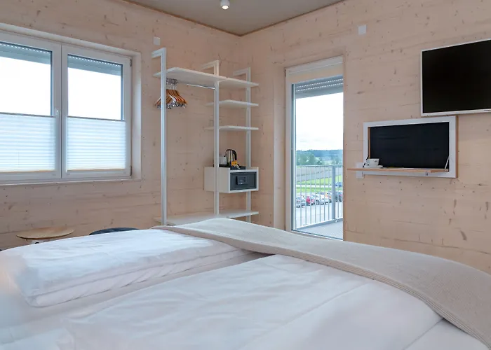 Schlafzimmer - Self Check-in 3* Dinkelsbühl